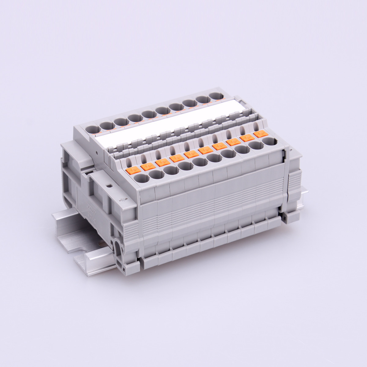 東洋技研 (TOGI) VTX-2.5/4 端子台 100個 レール取付型 